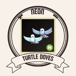 NEON TURTLE DOVES