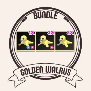 7x GOLDEN WALRUS