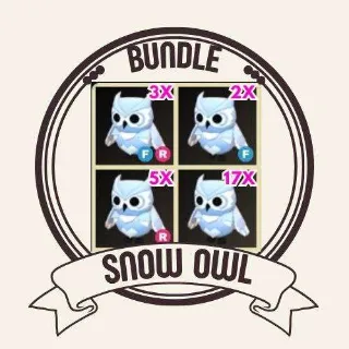 23x SNOW OWL