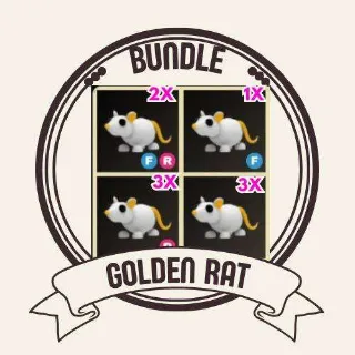 9x GOLDEN RAT