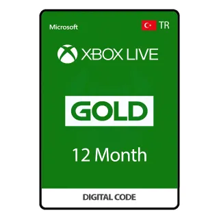 Xbox Live Gold 12 Month | Turkey Region 🇹🇷