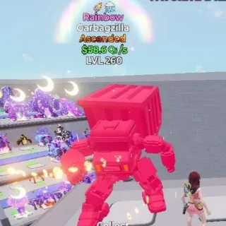 Rainbow Garbagzilla LVL260