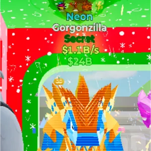 Neon Gorgonzilla