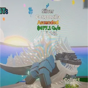 silver Gorgonzilla
