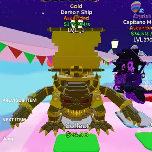 Gold Demon Ship