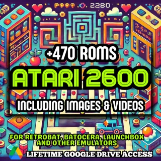 Atari 2600 ROMs Ultimate Pack: +470 ROMs of Atari 2600 For Every Emulator - Google Drive Access