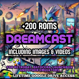 DreamCast ROMs Ultimate Pack: +200 ROMs of DreamCast For Every Emulator + Manuals, Images & Videos