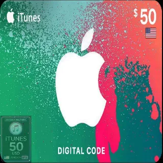$50.00 Apple Gift Card