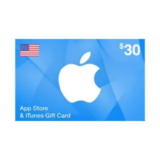 $30.00 Apple & iTunes Gift Card