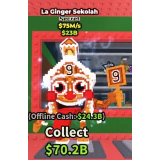 LA GINGER SEKOLAH 75M/S