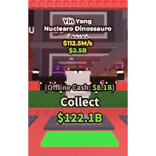 YIN YANG NUCLEARO DINOSSAURO 112.5M/S