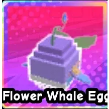 FLOWER WHALE EGG LIMITED EGG BUILD A ZOO