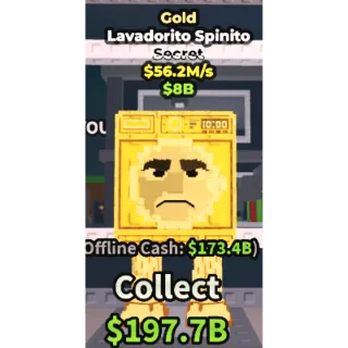 GOLD LAVADORITO SPINITO 56.2M/S