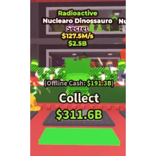 RADIOACTIVE NUCLEARO DINOSSAURO 127.5M/S