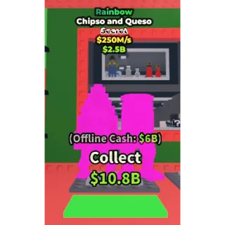 RAINBOW CHIPSO AND QUESO 250M/S