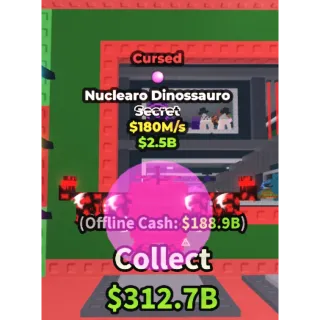 CURSED NUCLEARO DINOSSAURO 180M/S