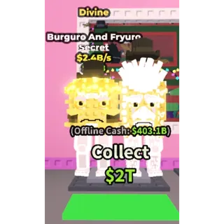 DIVINE BURGURO AND FRYURO 2.4B/S CHEAPEST