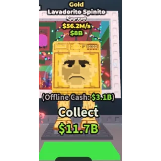 GOLD LAVADORITO SPINITO 56.2M/S