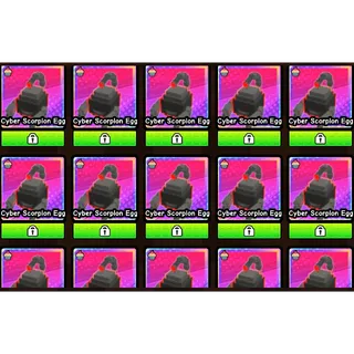 CREAM CYBER SCORPION EGGS X100 BUILD A ZOO