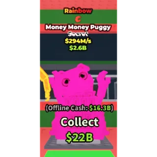 RAINBOW MONEY MONEY PUGGY 294M/S