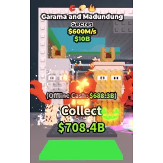 GARAMA AND MADUNDUNG 600M/S