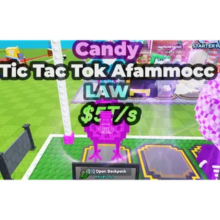 CANDY TIC TAC TOK  AFAMMOCC BE A LUCKY BLOCK
