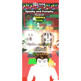 YIN YANG SPOOKY AND PUMPKY 600M/S