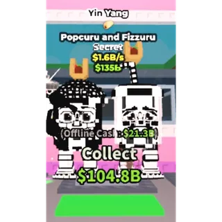 YIN YANG POPCURU AND FIZZURU 1.6B/S