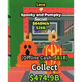 LAVA SPOOKY AND PUMPKY 640M/S