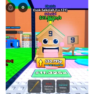 ELECTRIC ESOK SEKOLAH 23.95Qn/S ESCAPE TSUNAMI FOR BRAINROTS