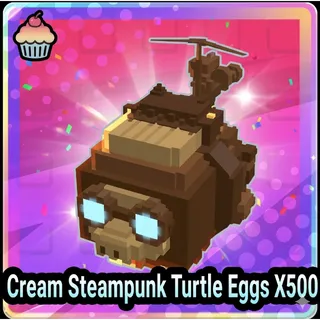 CREAM STEAMPUNK TURTLE EGGS X500 BUILD A ZOO