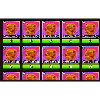 CREAM STONE LION EGGS X100 BUILD A ZOO