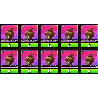 STEAMPUNK TURTLE VALENTINE X100 BUILD A ZOO