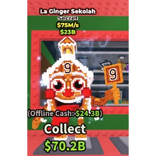 LA GINGER SEKOLAH 75M/S