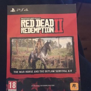 aluminium Vedhæft til Total Red Dead Redemption 2 War horse and outlaw survival kit code - Other Games  - Gameflip