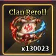 x1000 Clan Reroll