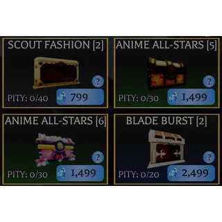 500x Anime All Stars Crates AOTR | Attack on Titan Revolution