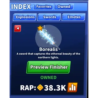 Borealis With Finisher ( Unique ) 