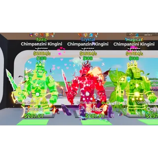 x10 Chimpanzini Kingini - Fortnite Steal The Brainrot