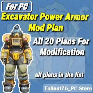 Excavator power armor mod plans
