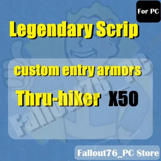 [PC] Thru-hiker Legendary Scrip 