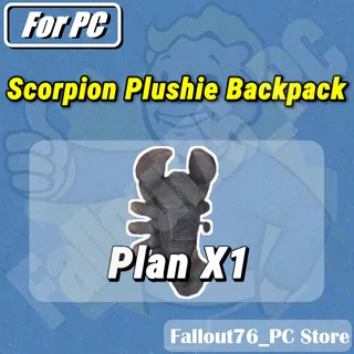 Scorpion Plushie Backpack