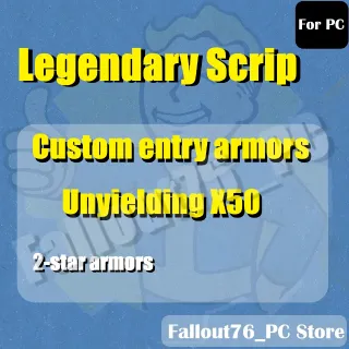 [PC] [uny armors]  Custom Legendary Scrip 