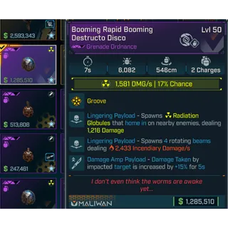 Modded Grenade Ordnance