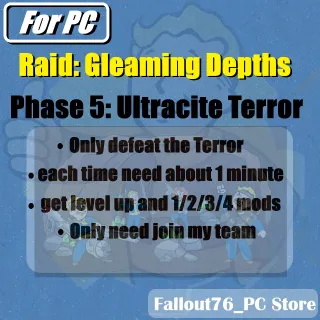 The raid activity for fallout 76 ( for PC )