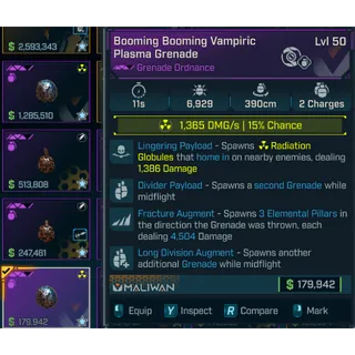 Modded Grenade Ordnance