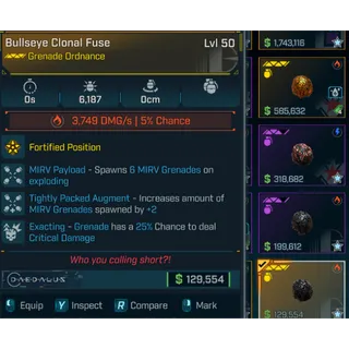 Modded Grenade Ordnance