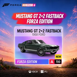 FORZA HORIZON 6 | MUSTANG GT 2+2 FASTBACK FORZA EDITION | Xbox/pc/steam/game pass