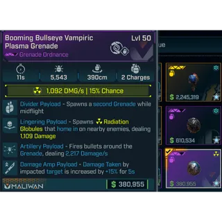Modded Grenade Ordnance