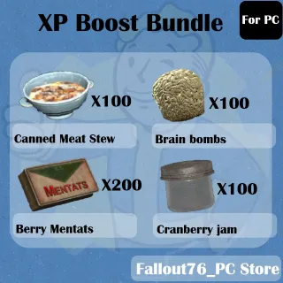 Fallout76 XP Boost Bundle #V005 (For PC)